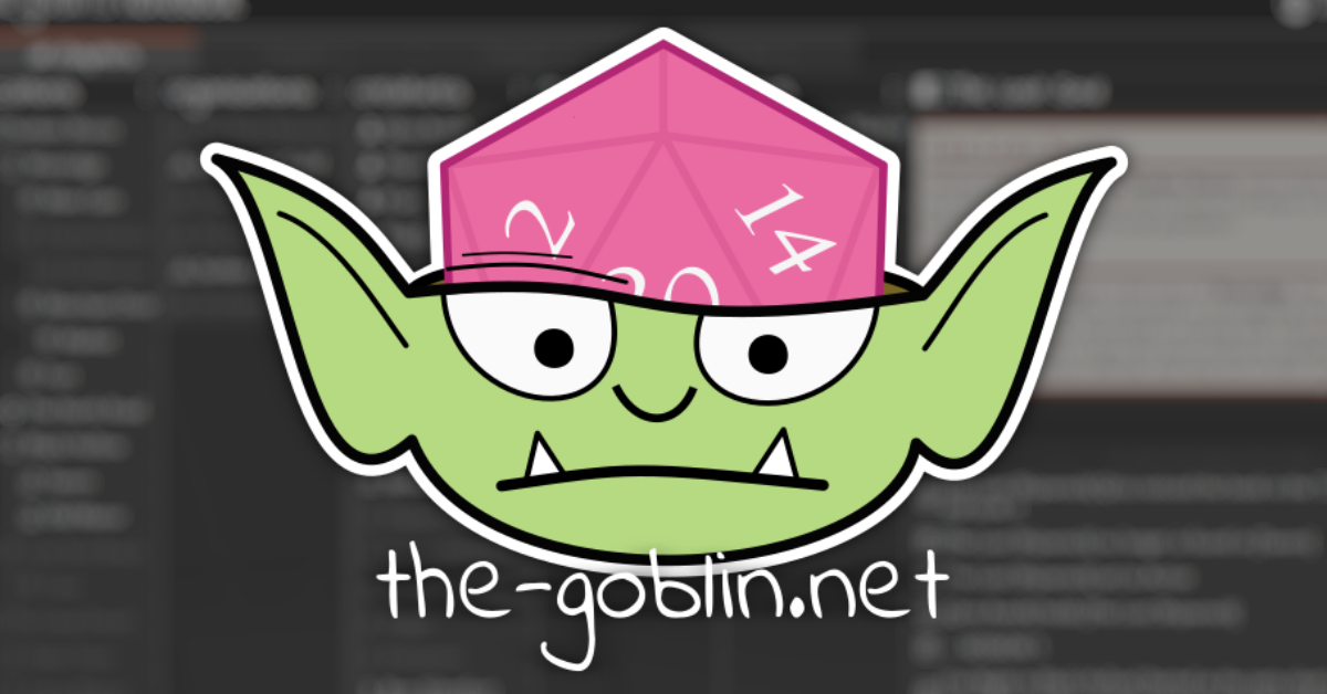 The Goblin's Notebook